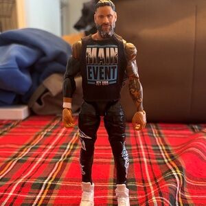 Main Event Action Figure with Black and White Outfit